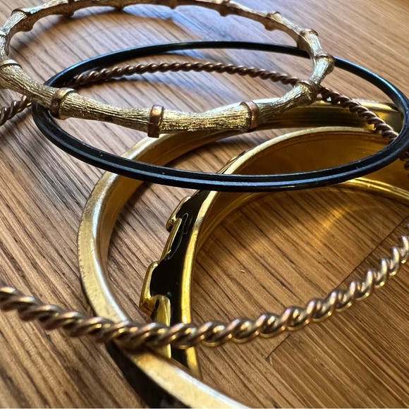 Bangle Bracelet set of 5 - Picture 4 of 5